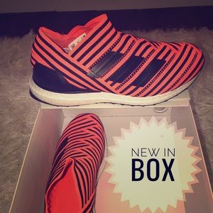Adidas Size 8.5 Orange/Black Nemeziz Tango